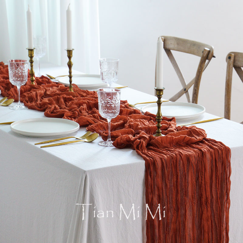 Semi-Doorschijnende Gaas Tafel - Christmas Table Runner recensie en prijs