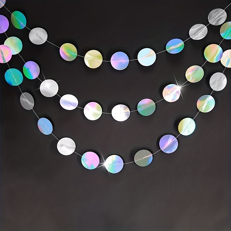 1pc Glinsterende Iriserende Ci - Tinsel Garland Decoration recensie en prijs