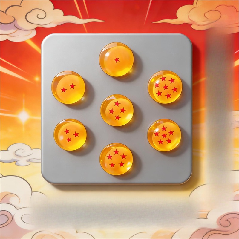 7-delige Dragon Ball Z Crystal - Ornament Ball Set recensie en prijs