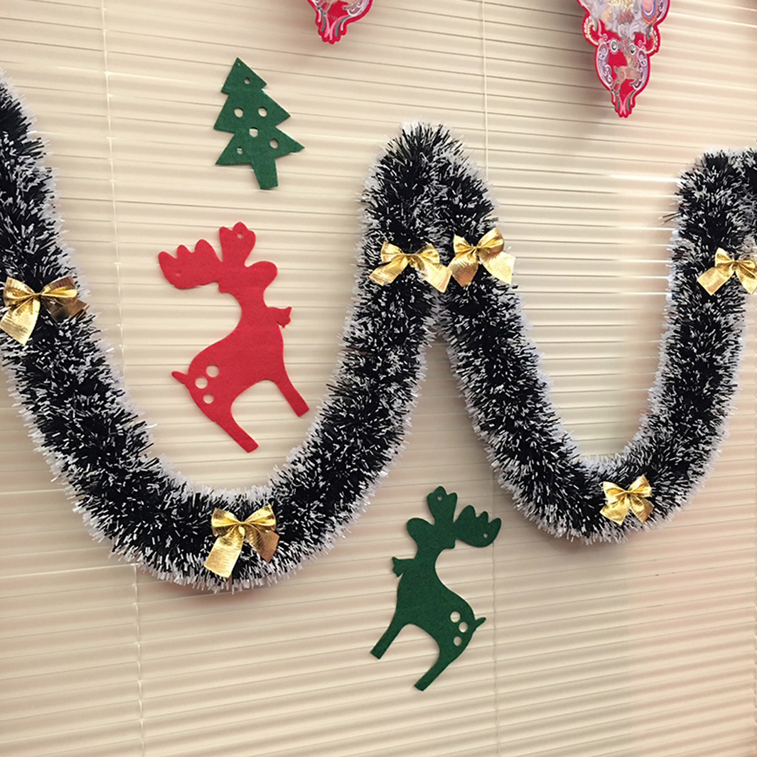 1/3/5 STUKS 2M Metallic Groen  - Tinsel Garland Decoration recensie en prijs